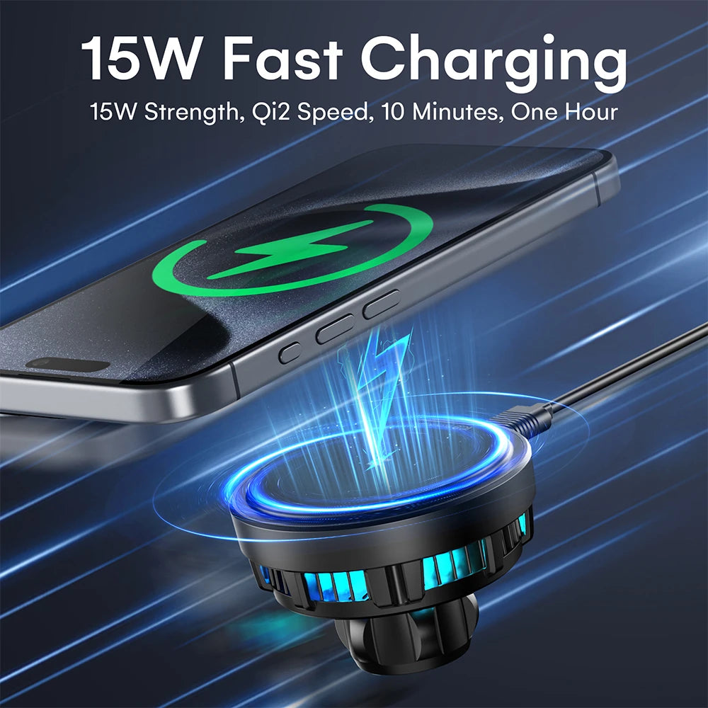 AutoCool 15W Wireless Car Charger IC80S