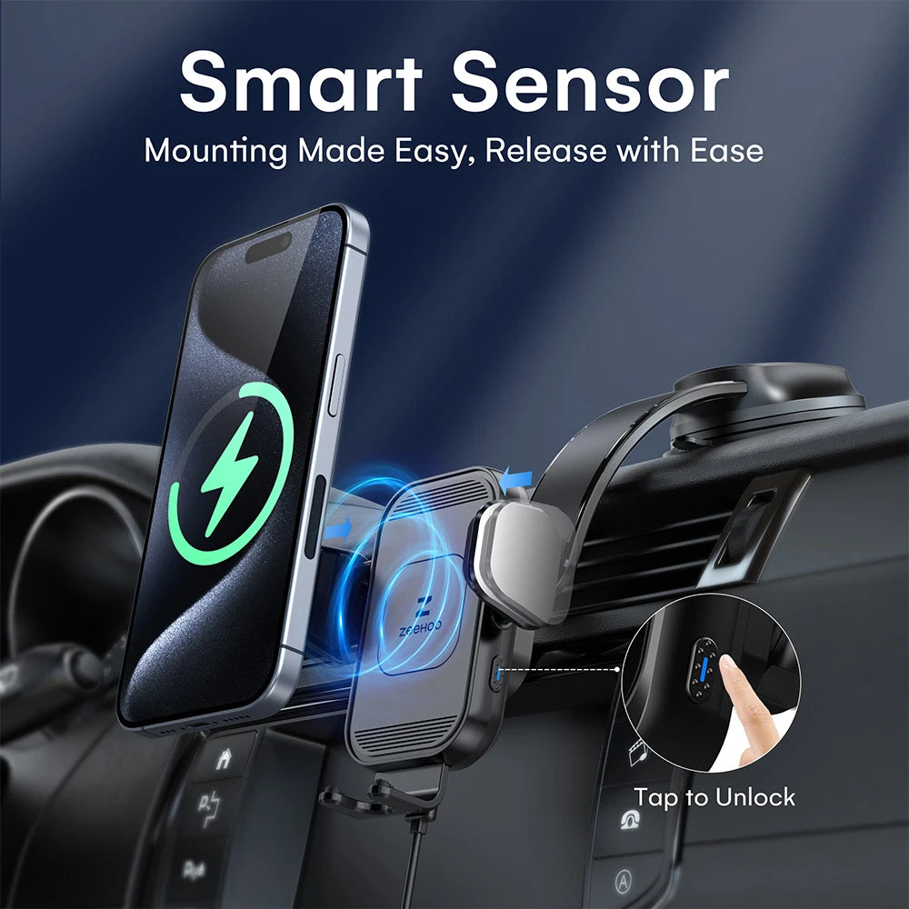 AutoGrip 15W Wireless Car Charger CC54