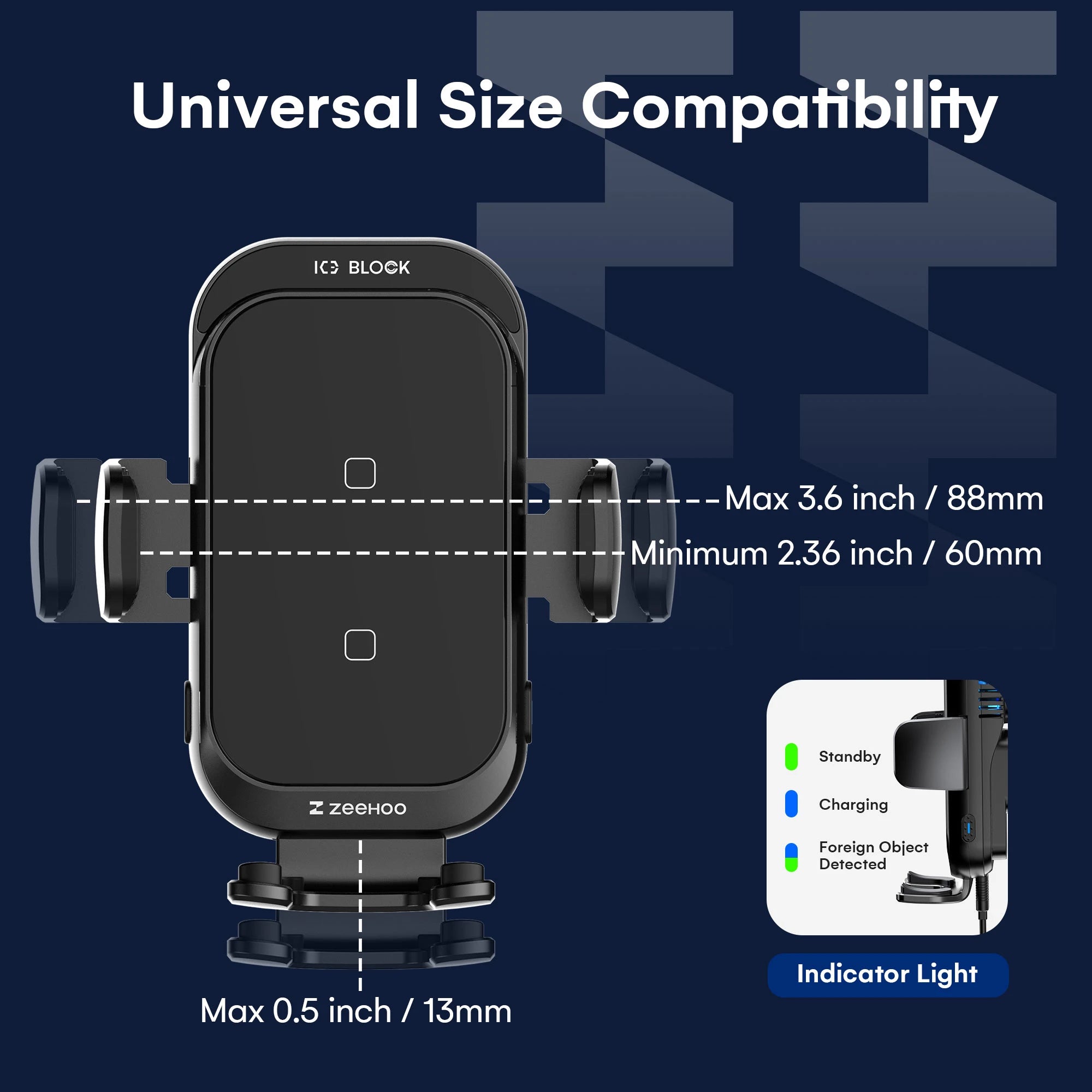 AutoCool 15W Wireless Car Charger CF70