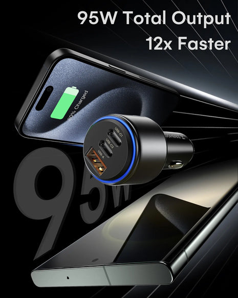 95W PD Car Charger Adapter-2