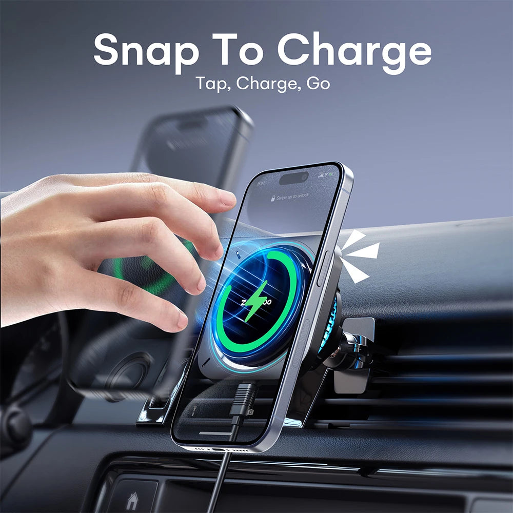 AutoCool 15W Wireless Car Charger IC90