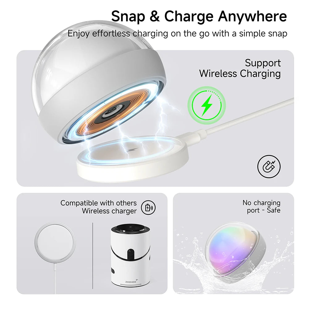 MagFlow L Wireless Charging Egg Lamp