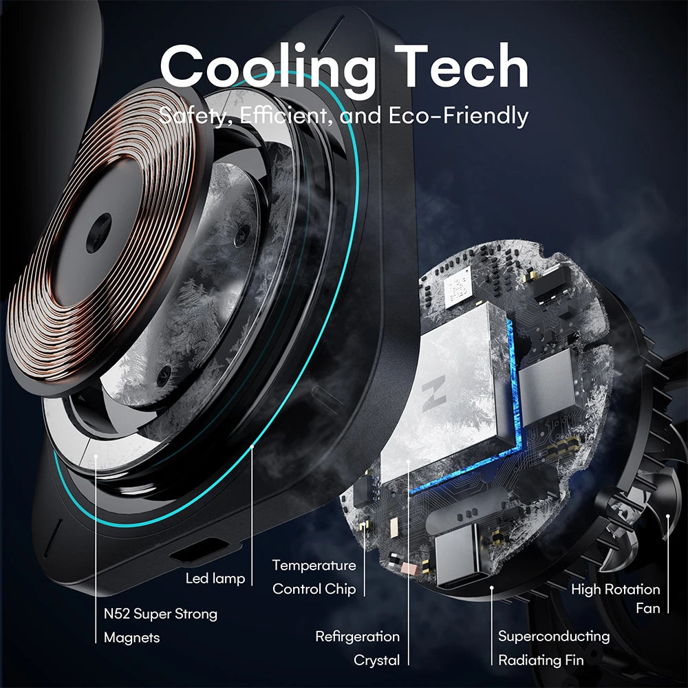 AutoCool 15W Wireless Car Charger IC90
