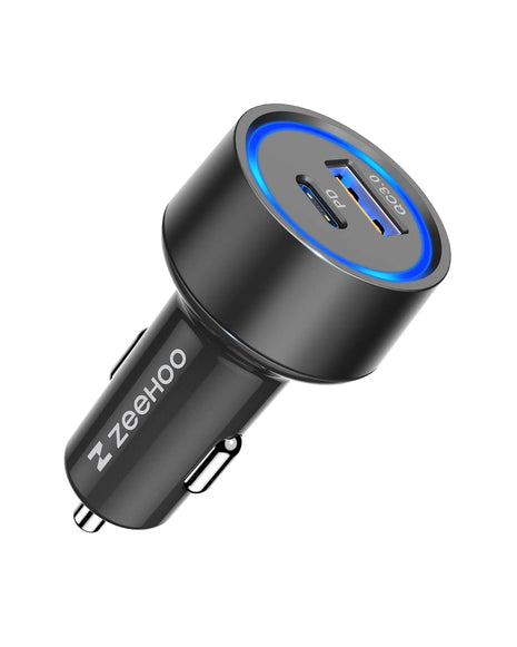 45w Dual-Port PD Car Charger Adapter
