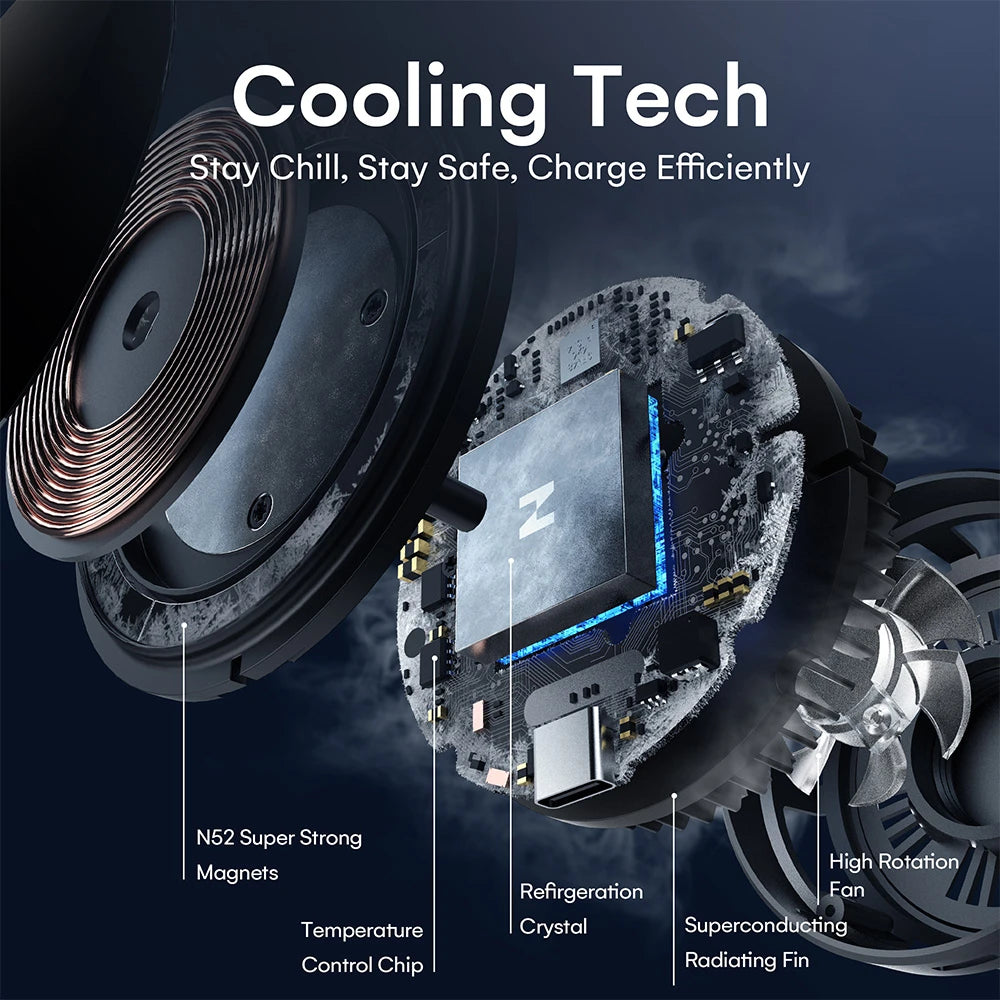 AutoCool 15W Wireless Car Charger IC80S