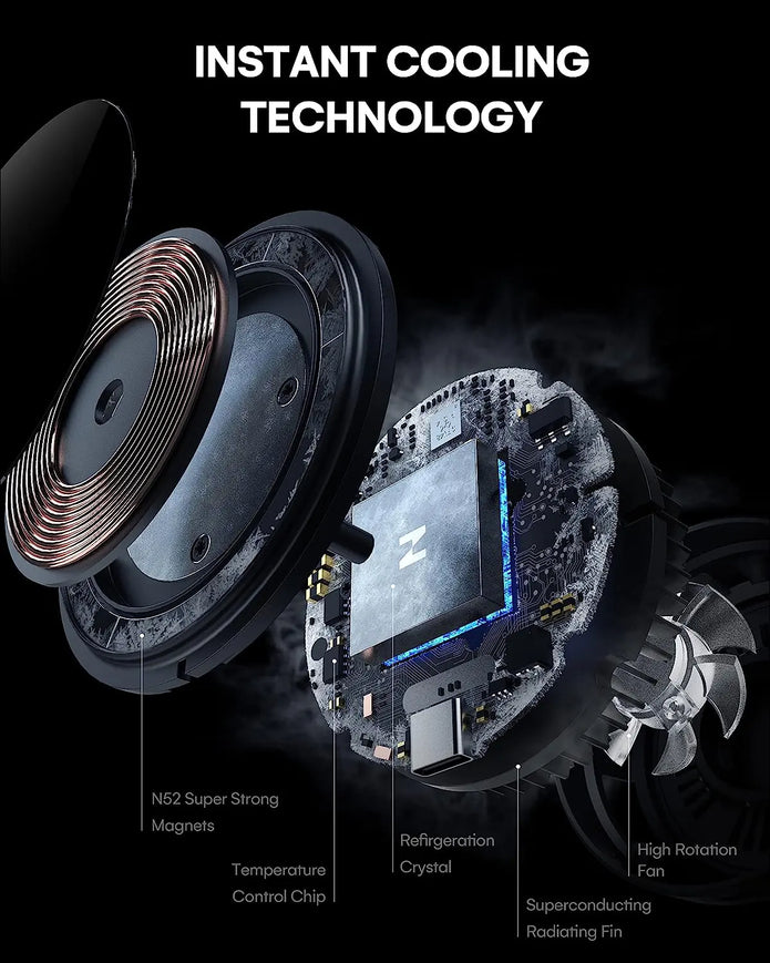 AutoCool 15W Wireless Car Charger IC80S-2
