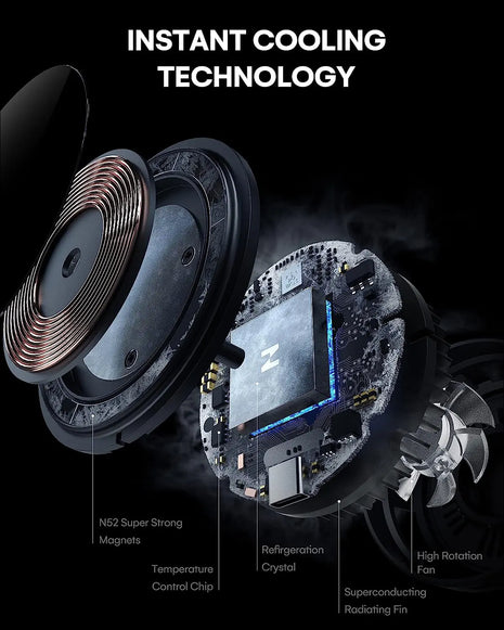 AutoCool 15W Wireless Car Charger IC80S-2