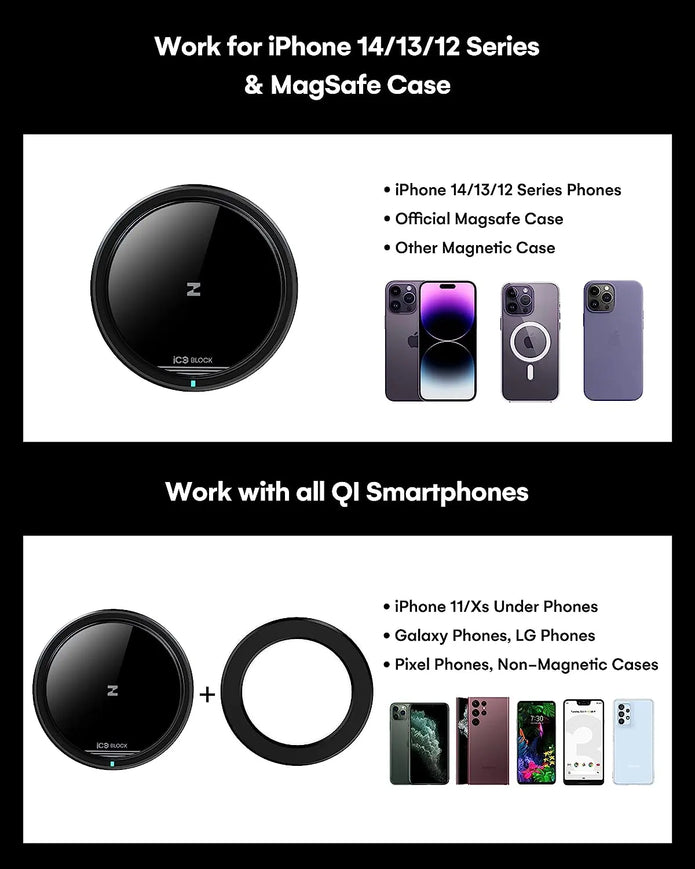 AutoCool 15W Wireless Car Charger IC80S-8