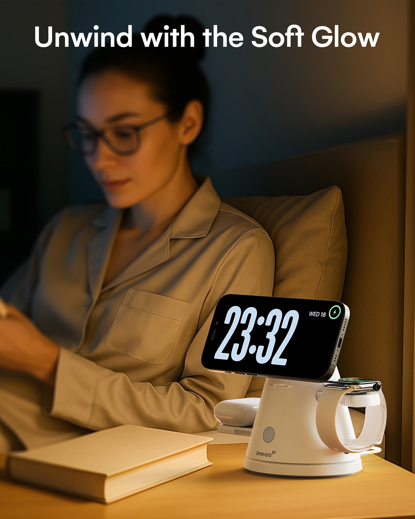 LuminoCore 4-in-1 Wireless Charging Station-10