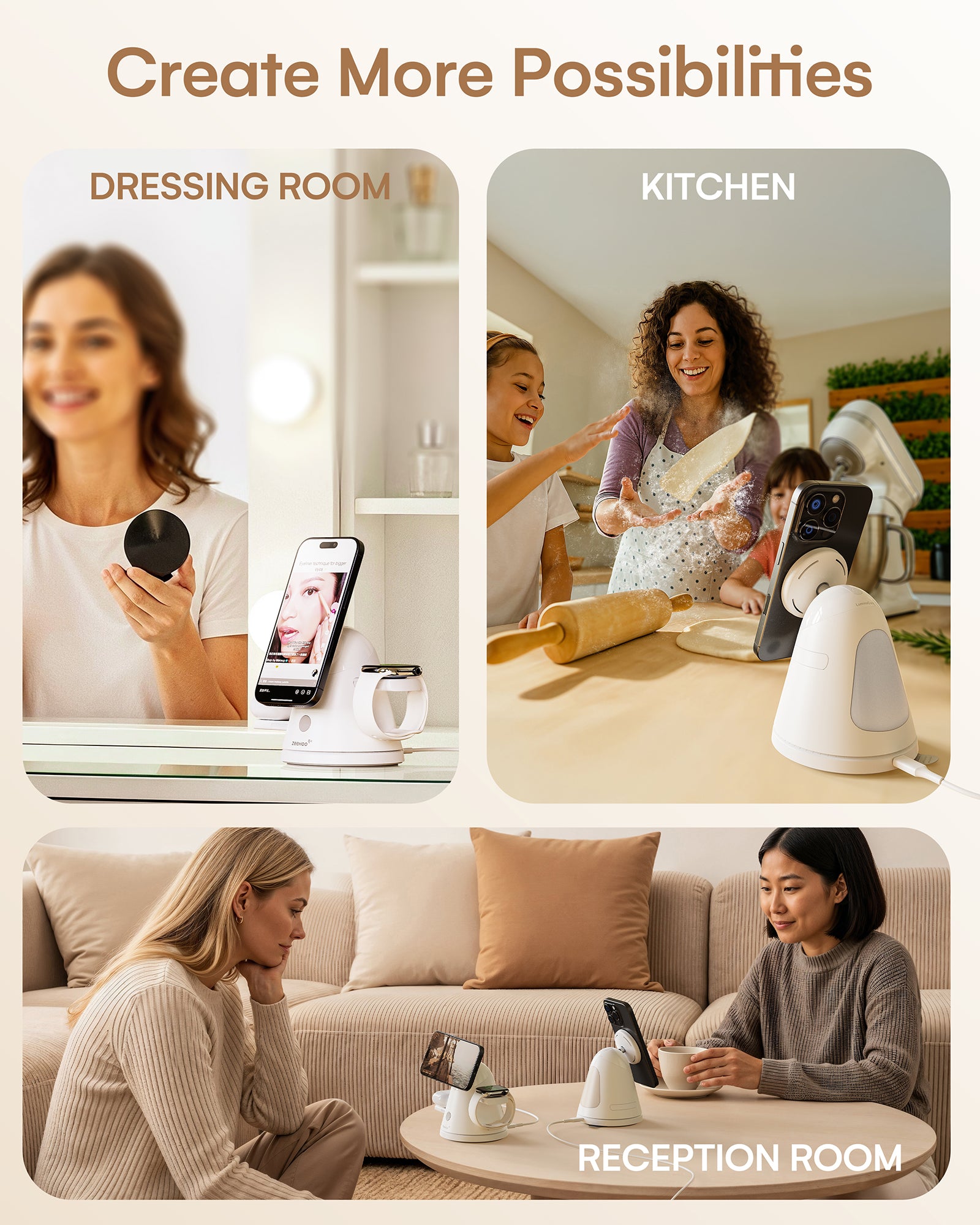 LuminoCore 4-in-1 Wireless Charging Station-9