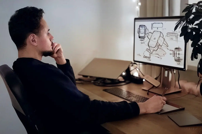 Wilson, founder of ZEEHOO, in designing the wireless charger